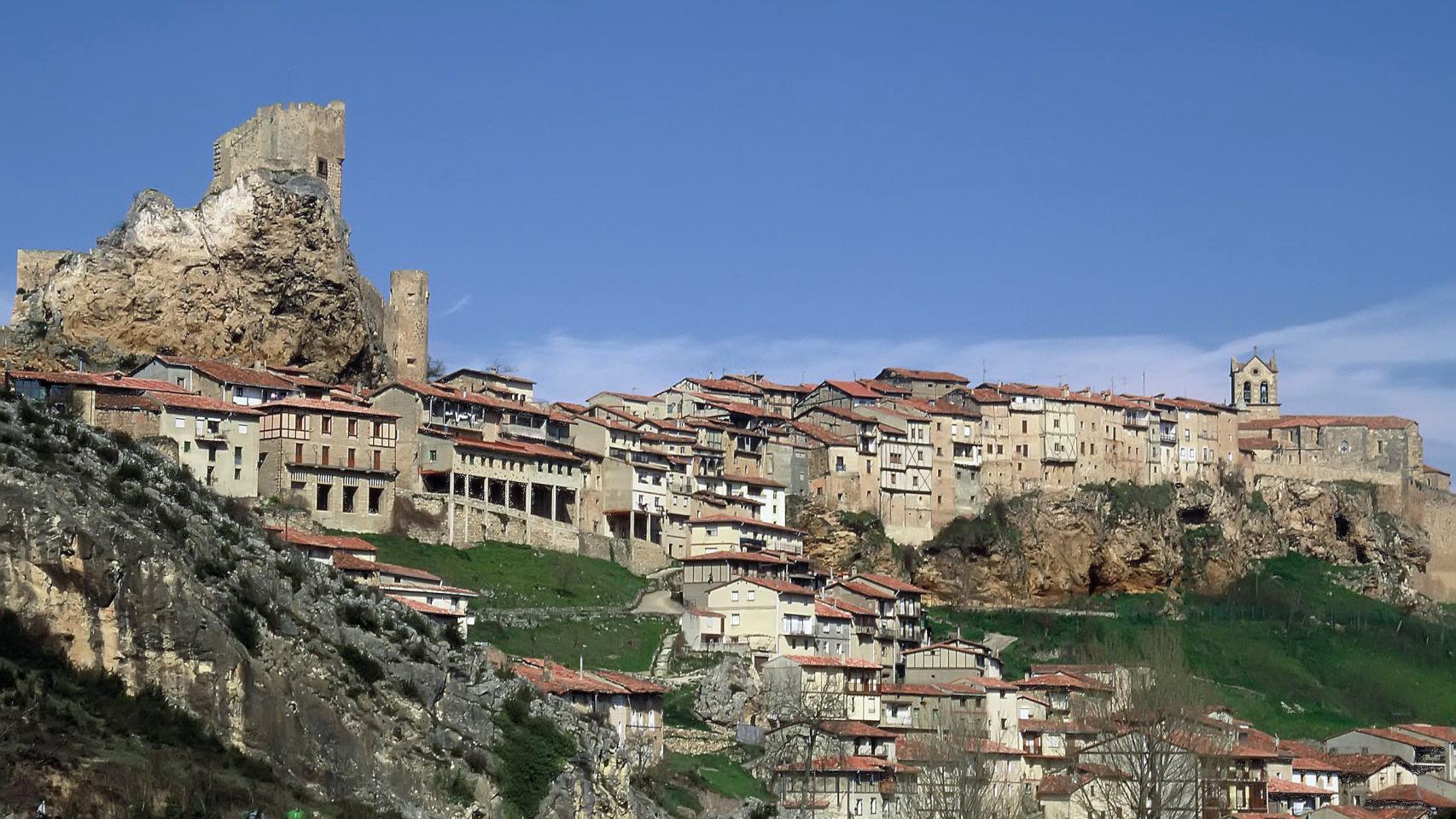 Vista general de Frías, en Burgos