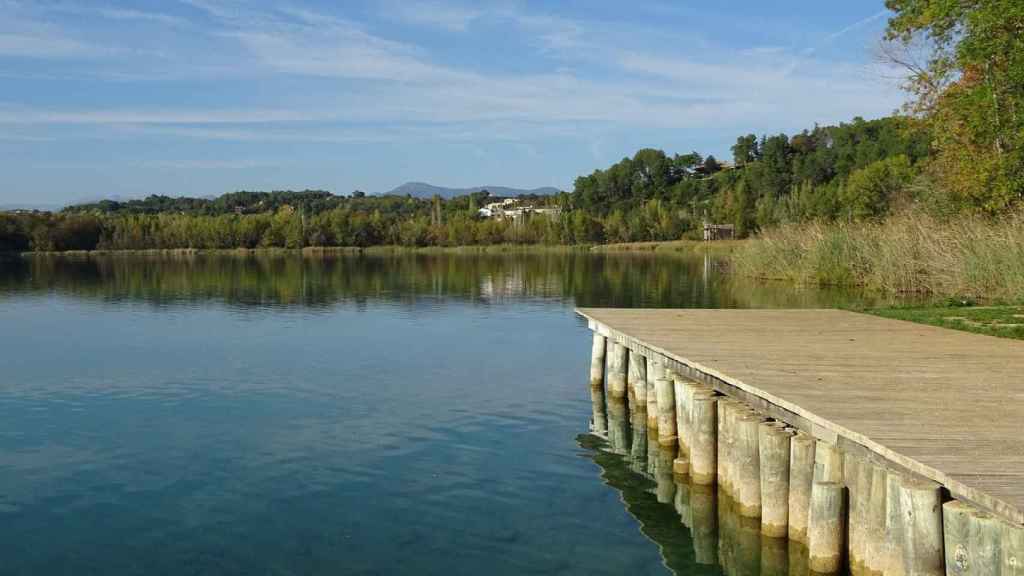 Lago de Bañolas, en Cataluña.