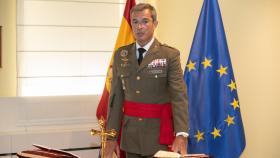 El general Francisco Javier Marcos Izquierdo durante la toma de posesión.