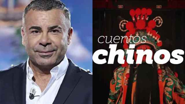 Jorge Javier Vázquez en 'Supervivientes' y promo de Telecinco con 'Cuentos chinos'.