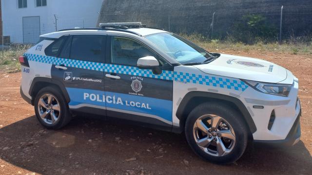 Un coche patrulla de la Policía Local de Ciudad Real.