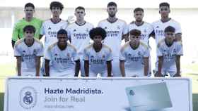 Once del Real Madrid Castilla durante la pretemporada