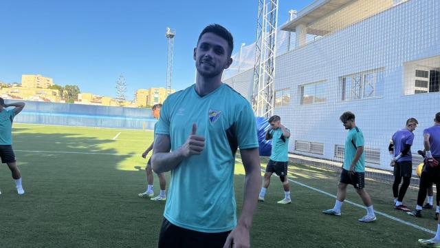 Nelson Monte, en La Rosaleda.