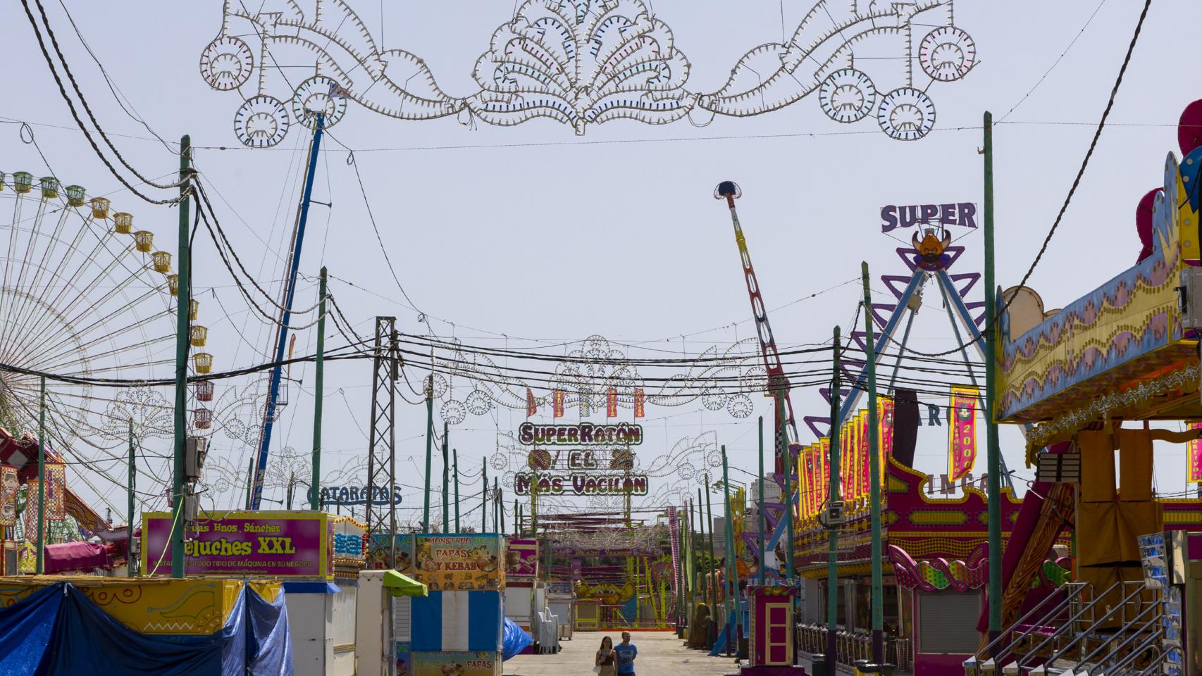 La vida de los feriantes en la Feria de Málaga