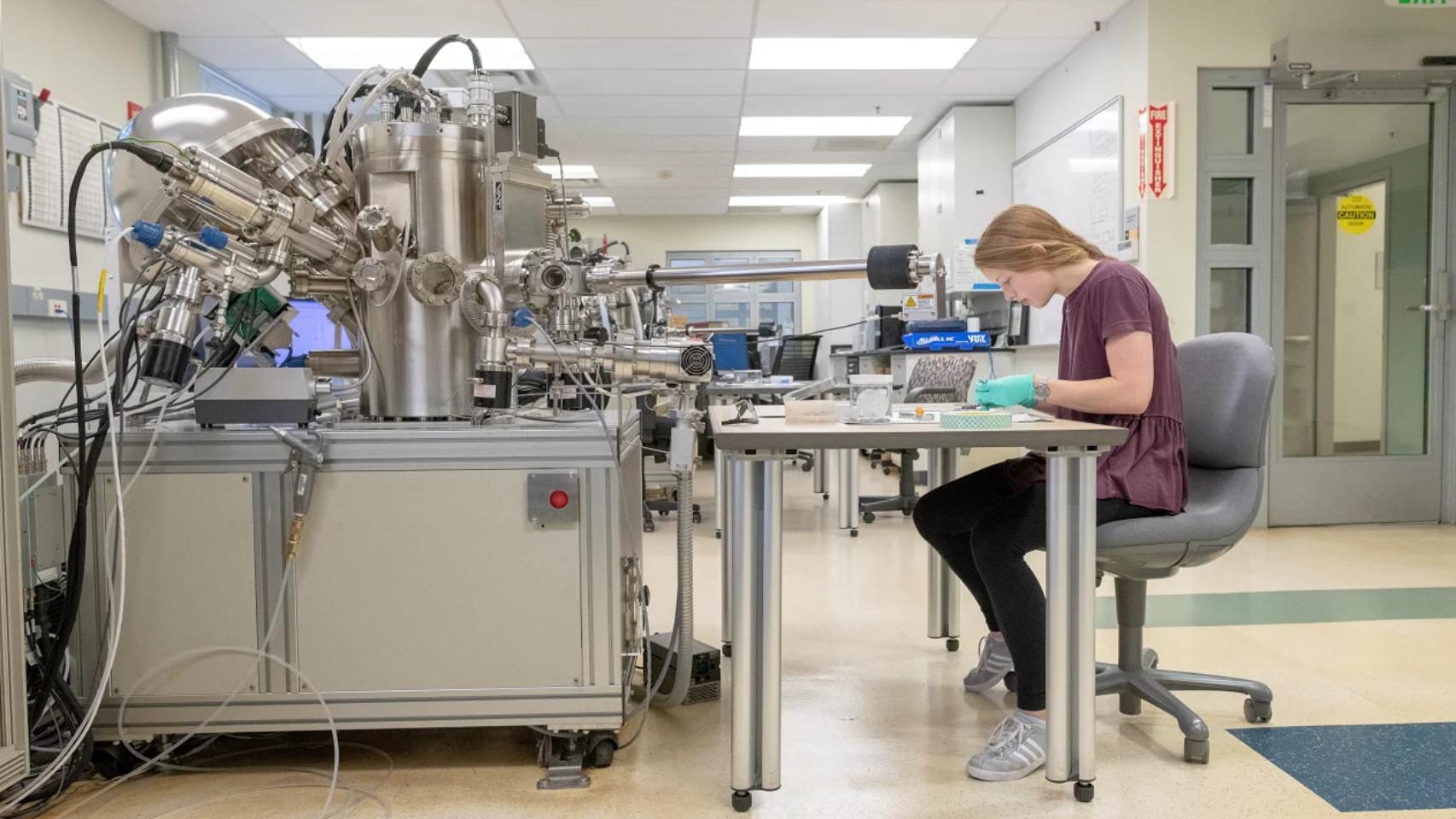 One of the laboratories of Stanford University