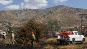 Imagen de archivo de un incendio en Otero de Herreros, Segovia