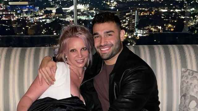 Sam Asghari y Britney Spears.