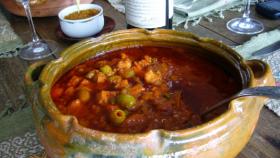 Bacalao a la vizcaína.