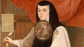 Retrato de Sor Juana Inés de la Cruz, Andrés de Islas (1772).