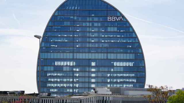 Fachada de BBVA en Madrid.