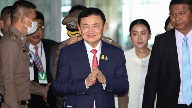 Thaksin Shinawatra este martes al llegar a Tailandia.