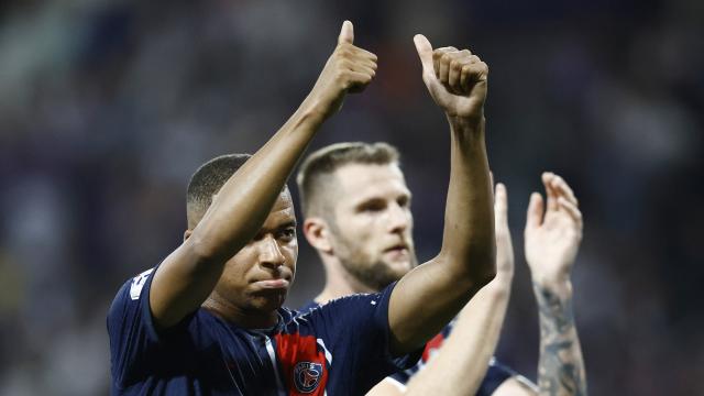 Kylian Mbappé, con el PSG