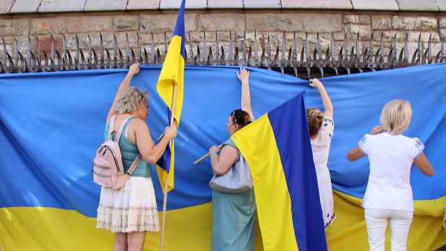 Concentración por el Día de la Independencia de Ucrania