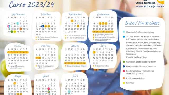 Calendario escolar Castilla-La Mancha 2023-24