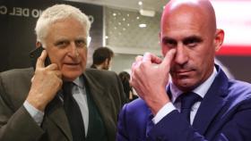 Paolo Vasile y Luis Rubiales.