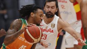 Sergi Llull, en el partido ante Costa de Marfil.