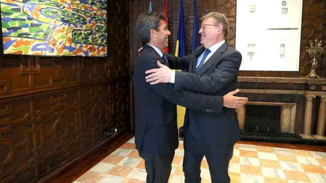 Carlos Mazón y Ximo Puig en una reunión del pasado junio.