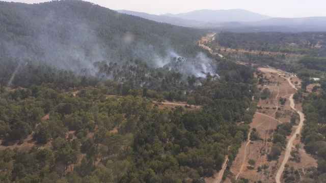 Incendio forestal en Santa María del Tiétar