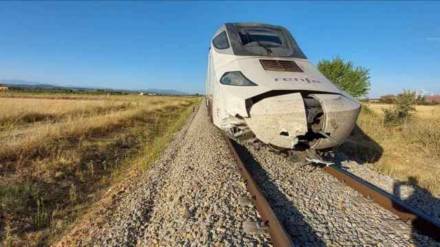 El tren después del accidente. Foto: CPEIS Toledo.