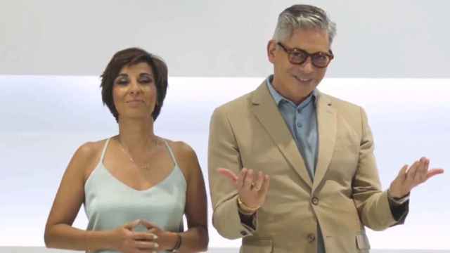 Adela González y Boris Izaguirre en la promo de ‘Más Vale Sábado’.