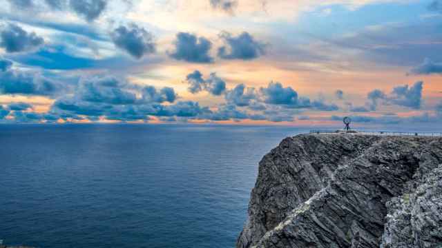 Panorámica de la meseta de Cabo Norte (Noruega).