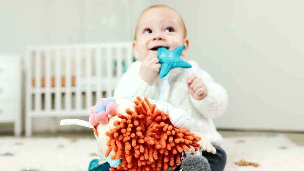 'Sensorial Reef' es el juguete hecho por la empresa de Onil que compite por ser el mejor del año para bebés.