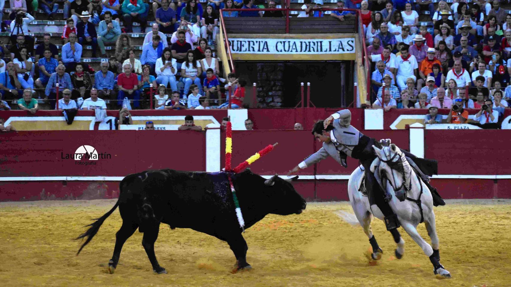 El rejoneo de Cuéllar, en imágenes