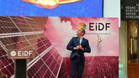 El consejero delegado de EiDF, Fernando Romero, el día en que debutó en el mercado de valores BME Growth el 7 de julio de 2021.