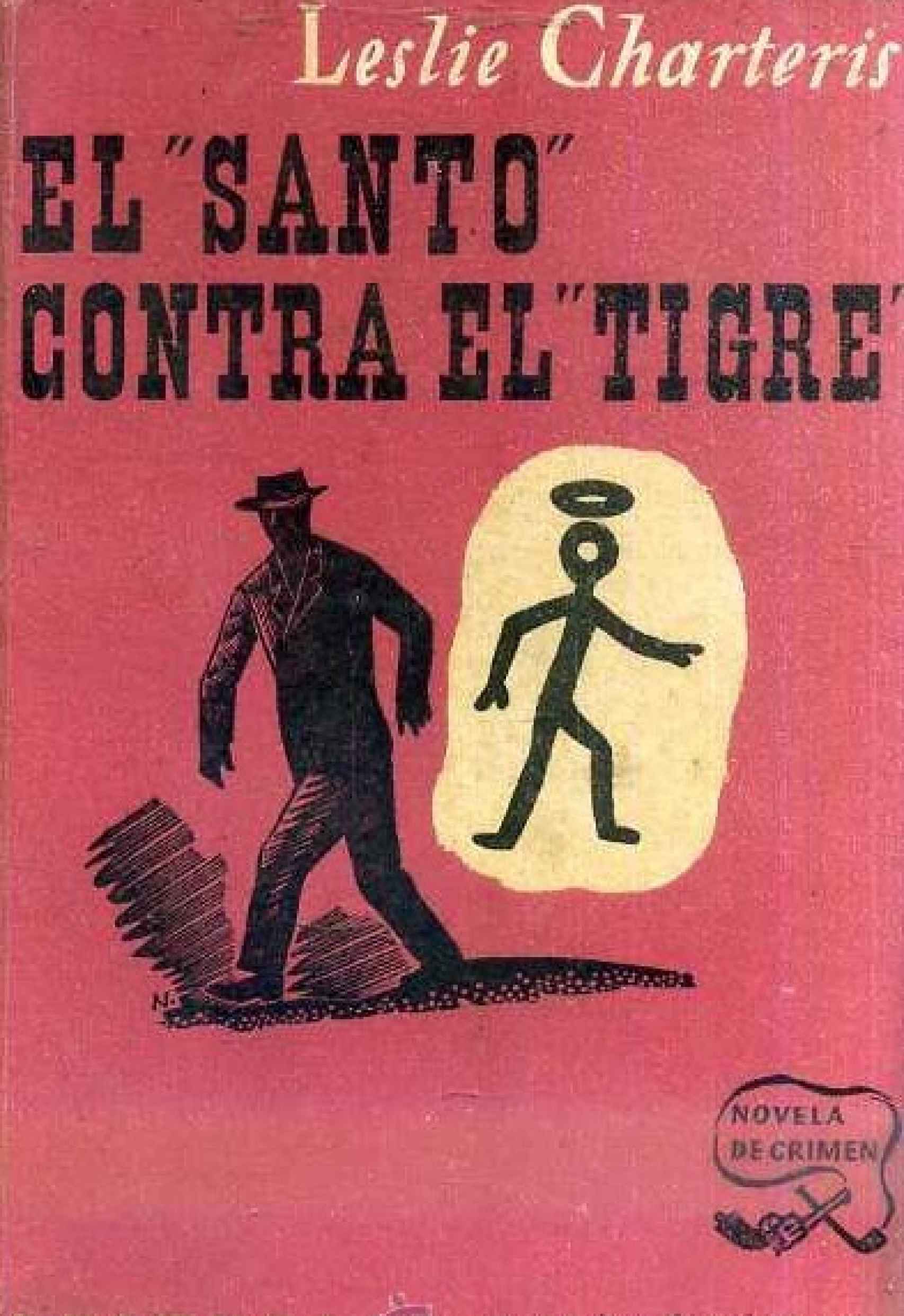 Edición española de 1948, en Juventud, de la primera novela de El Santo.