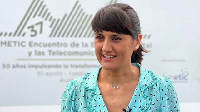 María González Veracruz, secretaria de Estado de Telecomunicaciones e Infraestructuras Digitales, durante su participación en el 37 Encuentro de las Telecomunicaciones y la Economía Digital organizado por Ametic.