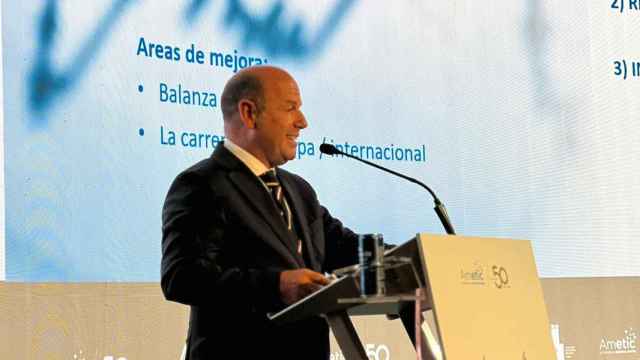 Luis Pardo, director general de Ametic, la presentación del Barómetro de la Economía Digital.
