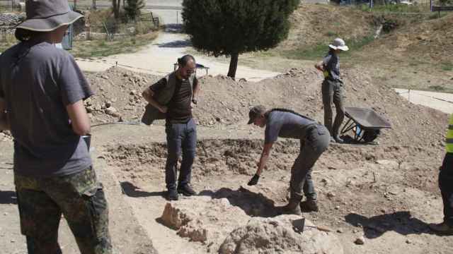 Los arqueólogos descubren la muralla que rodeaba el Monasterio de San Pedro de Arlanza