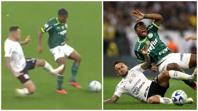 La entrada criminal que sufrió Endrick con el Palmeiras