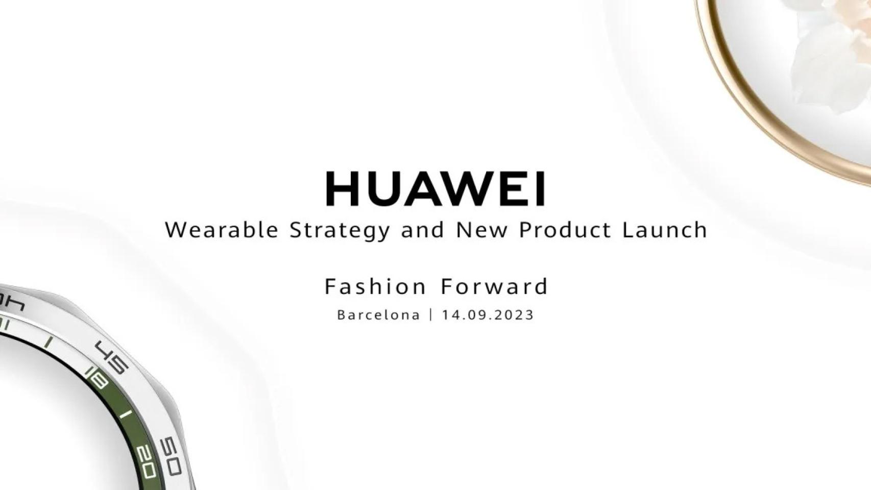 El Huawei Watch GT 4 es oficial, la compañía confirma la fecha de su  presentación