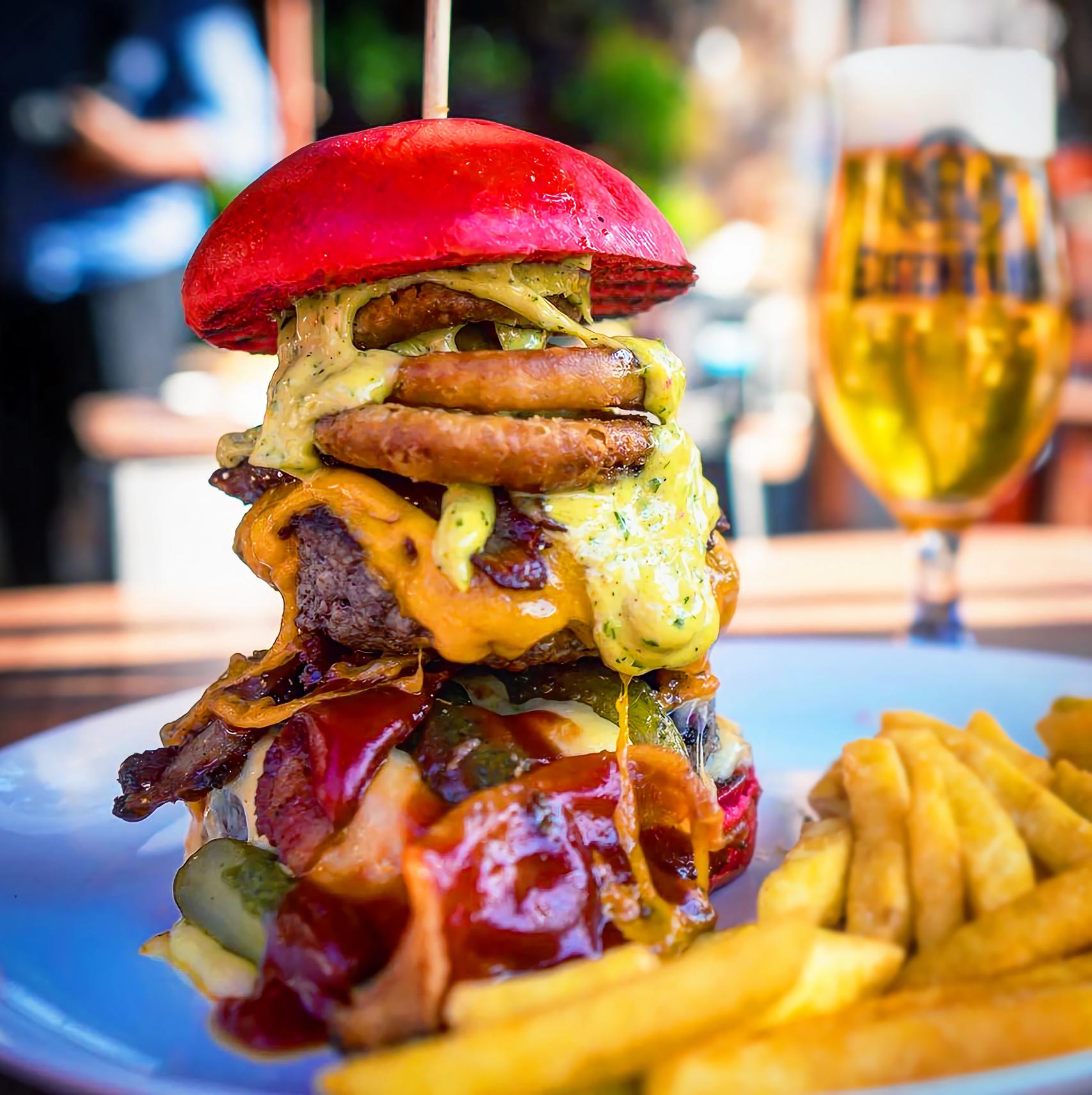 Una de las hamburguesas de Toro.