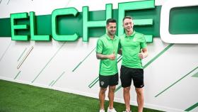 Sergio León y Borja Garcés lideran el ataque del Elche.