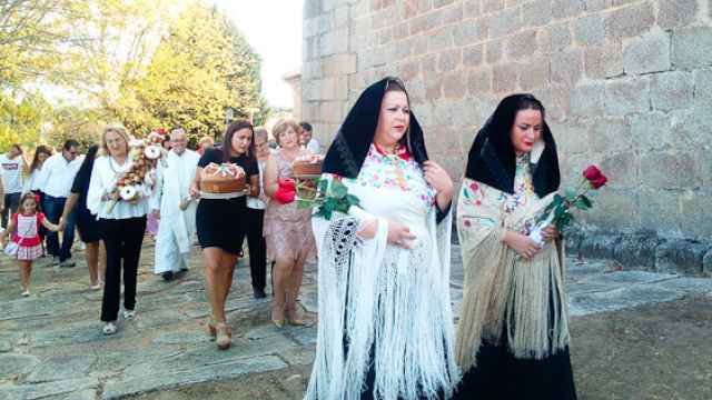 Imágenes de las 'madrinas' en los pueblos de Salamanca