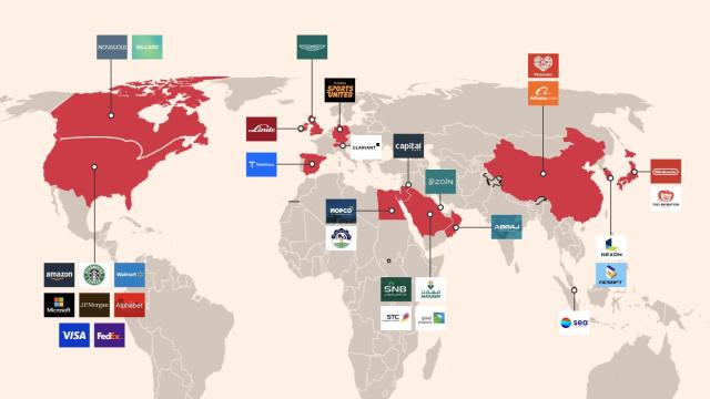 Mapa de las inversiones de PIF.