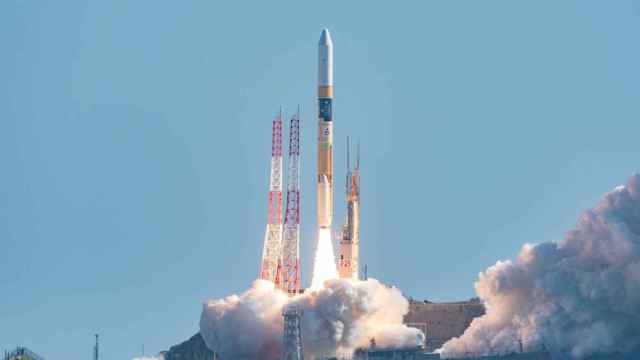 Cohete H-2A despegando en Japón