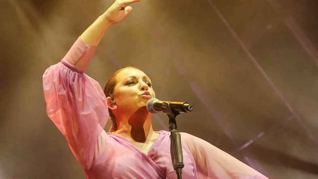 Niña Pastori en su concierto en Valladolid
