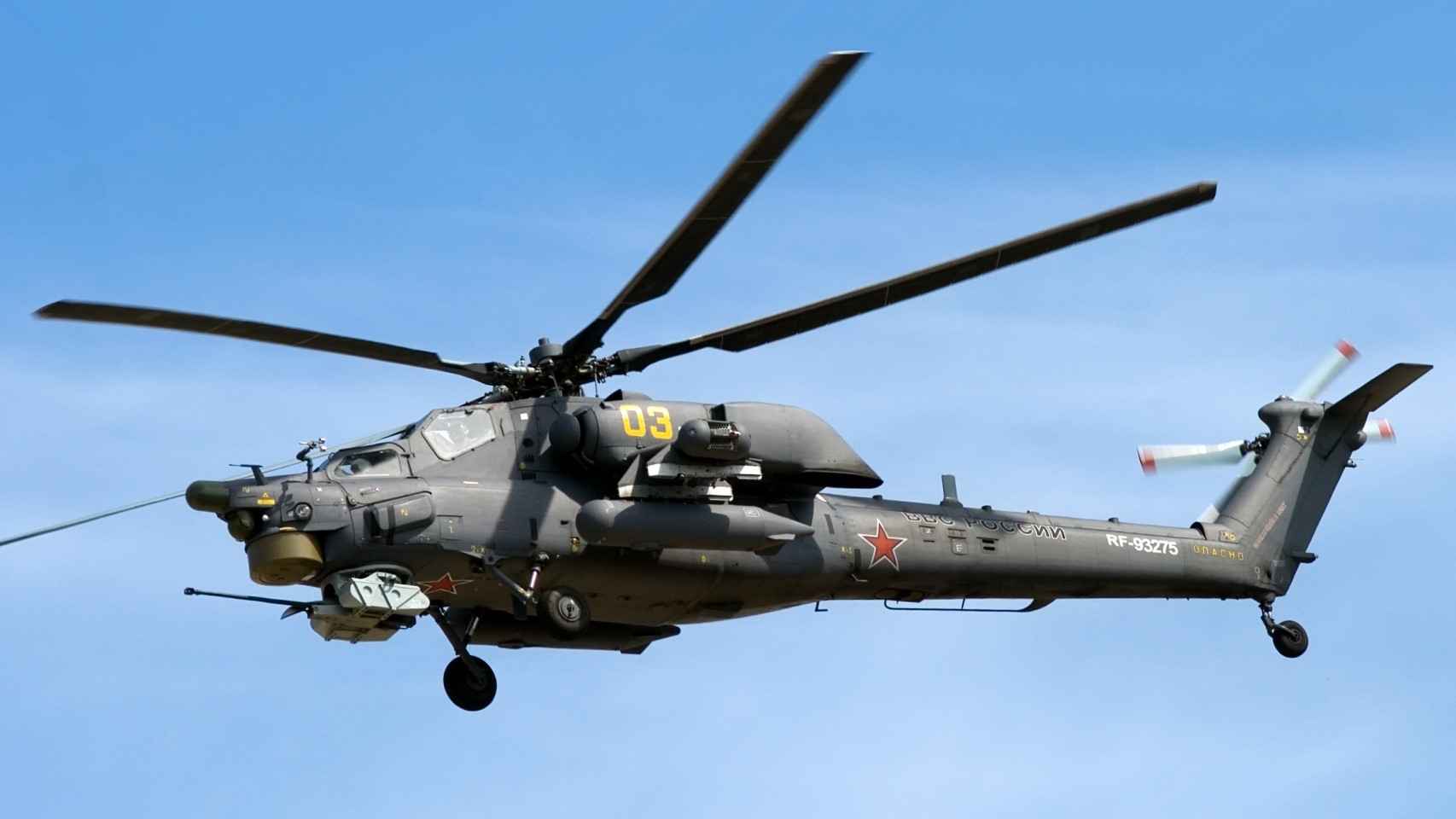 Mil Mi-28N en vuelo