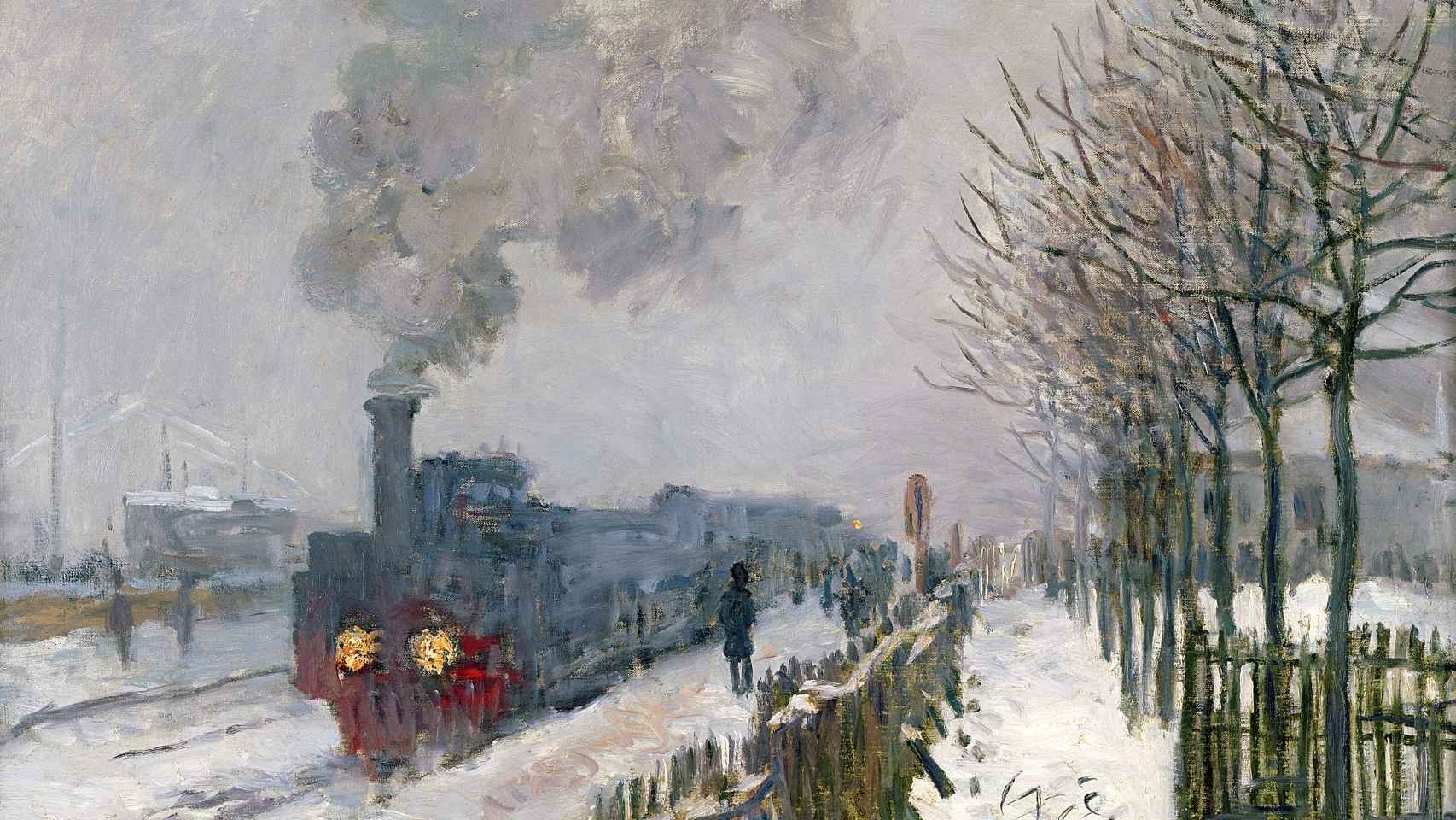 Claude Monet: 'El tren en la nieve. La locomotora', 1875. © Musée Marmottan Monet, París
