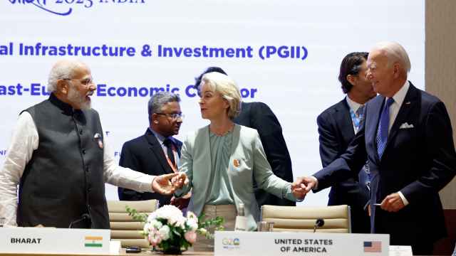 Modi, Von der Leyen y Biden, tres de los firmantes de la iniciativa comercial