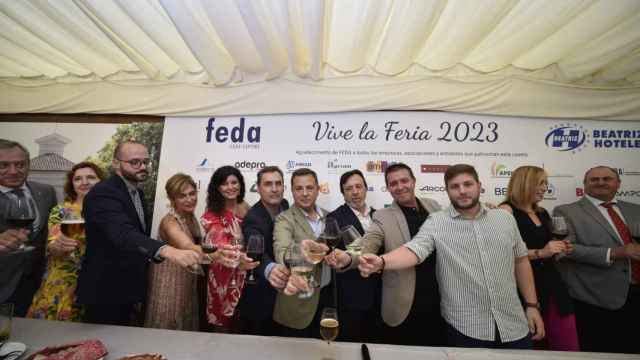 Tradicional vino de los empresarios en la Feria de Albacete 2023