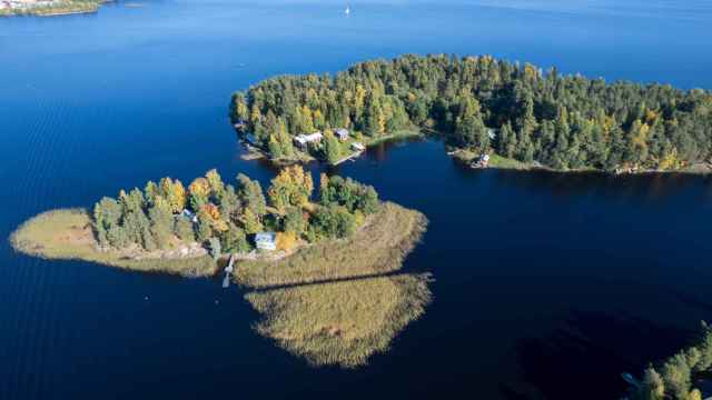 Isla de Varnisaary en el lago Kallavesi (Finlandia). Foto: iStock.