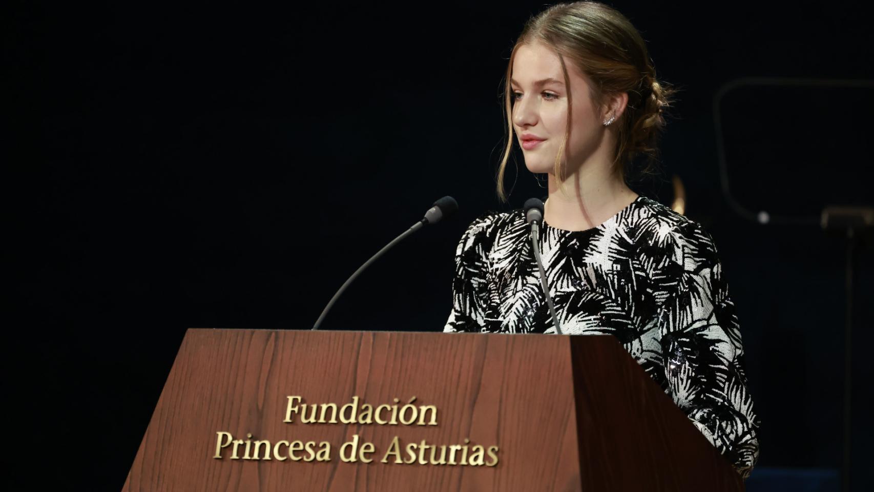 La heredera, en los Premios Princesa de Asturias 2022.
