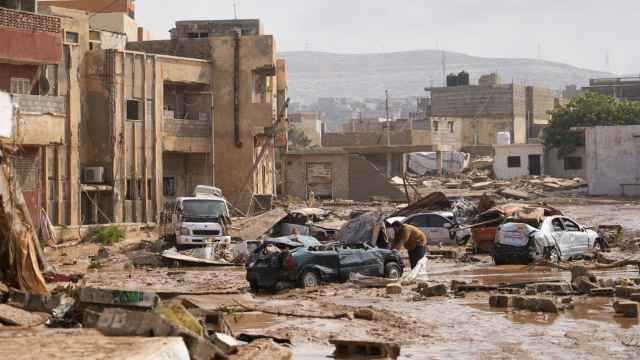 Inundaciones en Derna, Libia, por el ciclón Daniel.