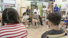 Foto del alumnado durante los primeros días del curso 2023/24 en Alicante.