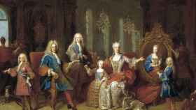 Imagen de archivo de una familia de la aristocracia