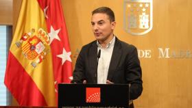 Juan Lobato, secretario general del PSOE de Madrid, este martes en la Asamblea.